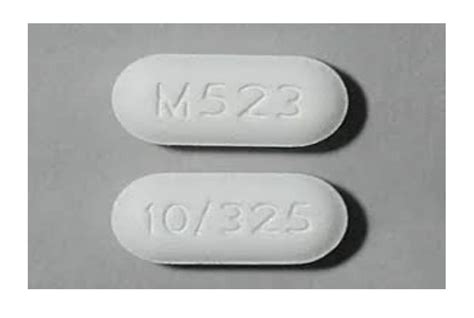 The M523 pill is a medication that combines oxycod