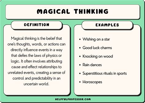What is magical thinking Examples and impact
