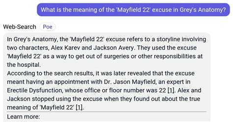 What is mayfield in 22 mean - Brainly.com