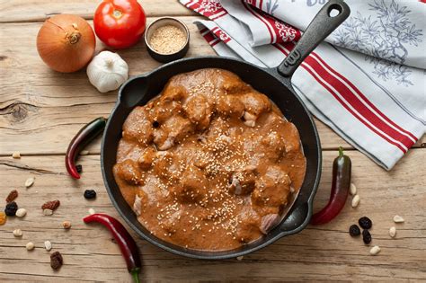 What is mole sauce made of