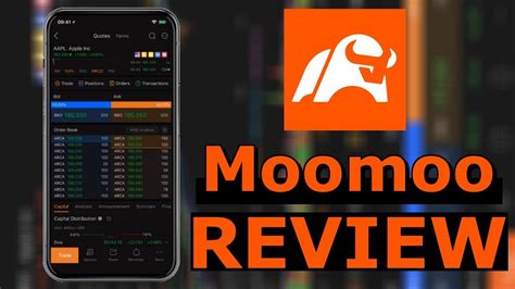 The moomoo app is an online trading platform 