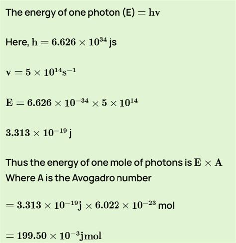 What is one mole of photon? - Answers