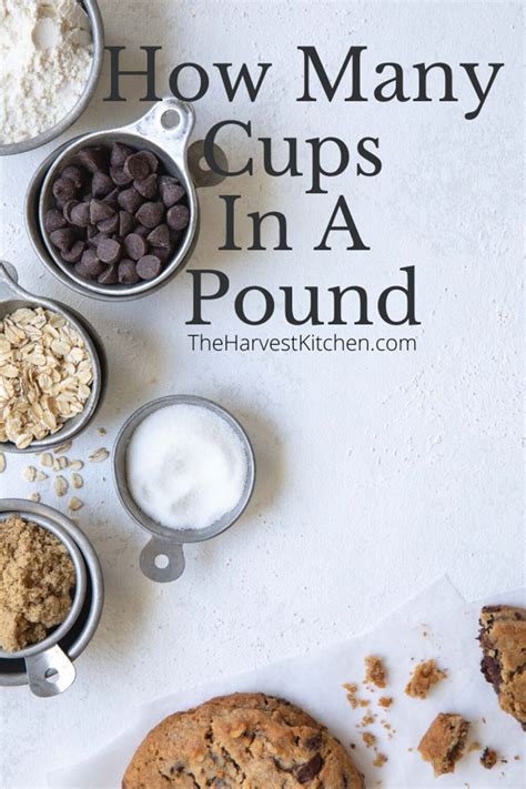 What is one pound in cups