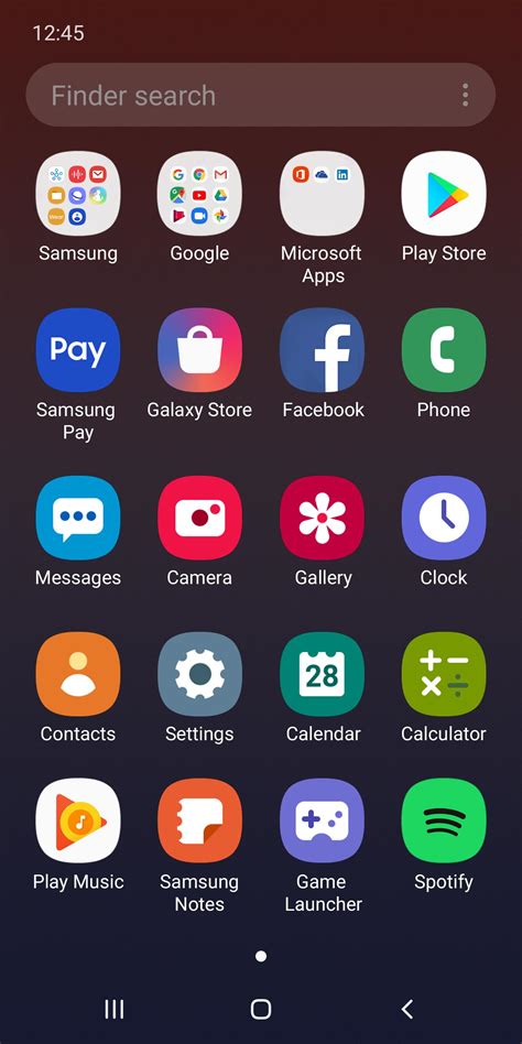 Sep 15, 2019 · Samsung Experience Home starts fresh with a new face and name: One UI Home. It comes with a simple screen layout, neatly arranged icons, as well as Home and Apps screens that perfectly fit.... 
