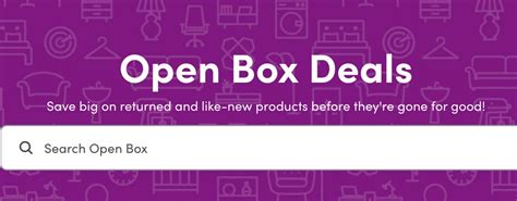 What is open box wayfair. 