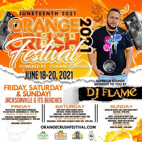  Eventbrite - Orange Crush 2k23 (Mega Pass/Greek-Nik & Damn Near Naked) - Friday, April 21, 2023 at 2333 Ogeechee Rd, Savannah, GA. Find event and ticket information. . 