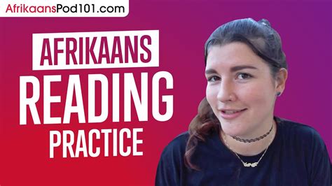 What is read in afrikaans