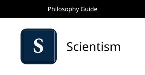 What is scientism in philosophy