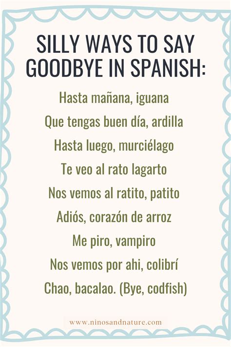 What is silly in spanish