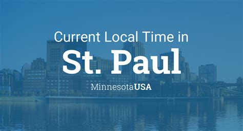 What is st paul mn time zone