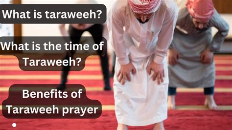 What is taraweeh in ramadan