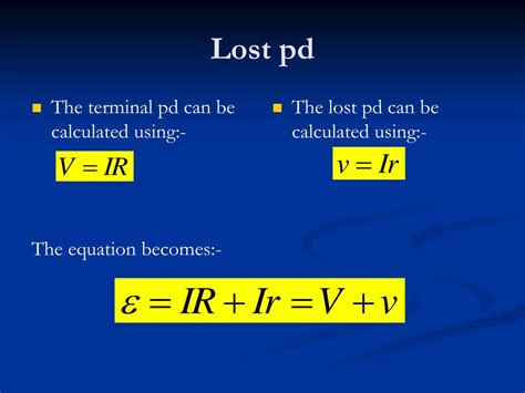 What is terminal PD? - Answers