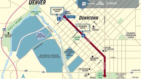 What is the Denver Nuggets NBA championship parade route?