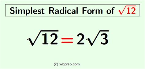 What is the Square Root of 73 in simplest radical form?