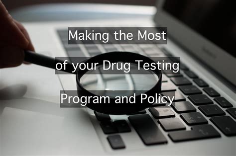 What is the current state of drug testing programs in today’s