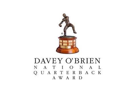 — Davey O'Brien National Quarterback Award (@daveyobrien) October 26, 2021. The 16 semifinalists will be announced on Nov. 9, then the finalists will be named on Nov. 23.