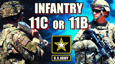 What is the difference between 11B and 11C in the army? What