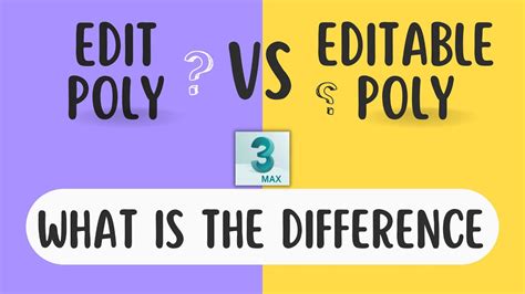 What is the difference between Edit Poly object versus Edit poly. 