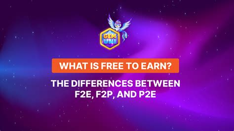What is the difference between P2E and F2P?