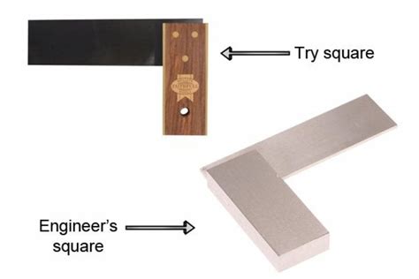 What is the difference between a try square and an engineer’s