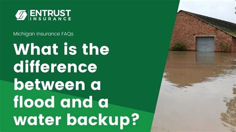 What is the difference between flood insurance and water-backup …