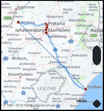 What is the drive distance from Zeerust South Africa to Potchefstroom …