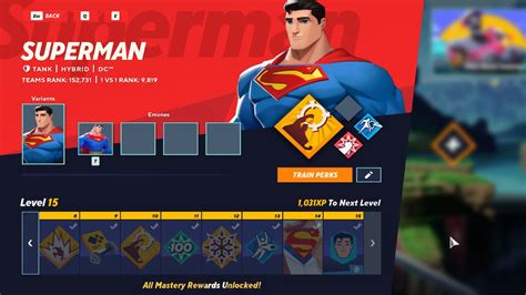 What is the max level in MultiVersus The Loadout