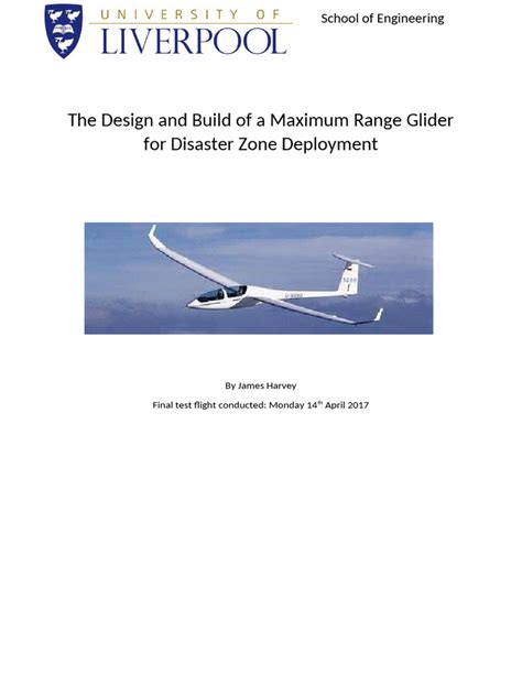 What is the maximum range of a glider