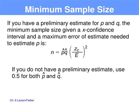 What is the minimum sample size required for time series …