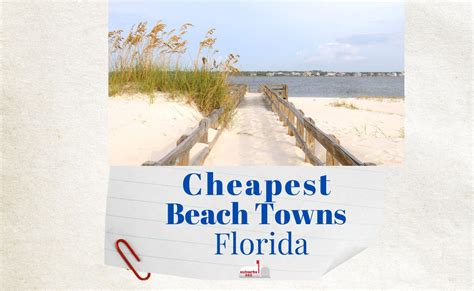 What is the most affordable beach town in Florida to live? - 2024