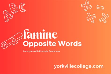 What is the opposite of famine? - WordHippo