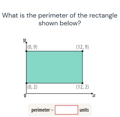What is the perimeter of the rectangle shown StudyX