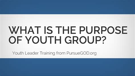 The purpose and content of the youth service – infed.o