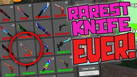 What is the rarest knife in mm2. What is the rarest common knife in MM2? Uncommon, rare, legendary, unique, and ancient are some of the things that make up common. Nik's Scythe is the only item that can be obtained. There are seven people who have it. The reason that Scythe is so rare is because it is hard to find in the second game. 