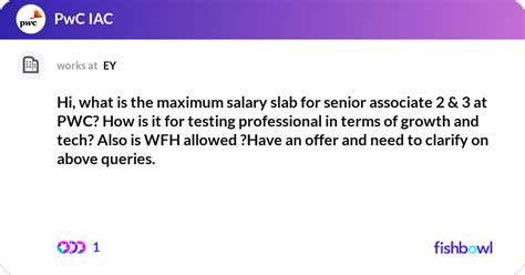 What is the salary slab of Senior Research Associa... Fishbowl