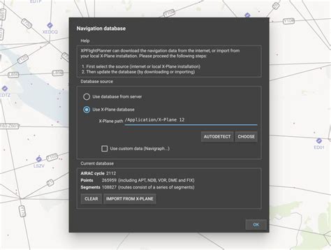 What is the use of navigation database