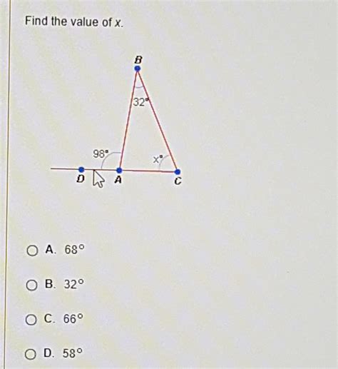 What is the value of x in the triangle? - Brainly.ph