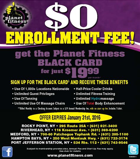 What is the yearly fee for planet fitness. Free WiFi. Subject to annual membership fee of $49.00 plus applicable state and local taxes will be billed on or shortly after May 1st. Billed monthly to a checking account. Services and perks subject to availability and restrictions, including restriction on tanning frequency. This offer has no commitment. 