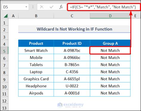 What is wildcard in excel.  Wildcards with IF function explained here with exa...
