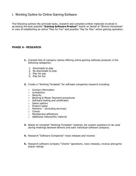 Working Outline. A working outline is an outline you use for developing your speech. It undergoes many changes on its way to completion. This is the outline where you lay out the basic structure of your speech. You must have a general and specific purpose; an introduction, including a grabber; and a concrete, specific thesis statement and preview.. 