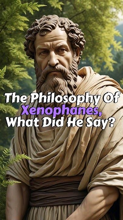 What is xenophanes' philosophy