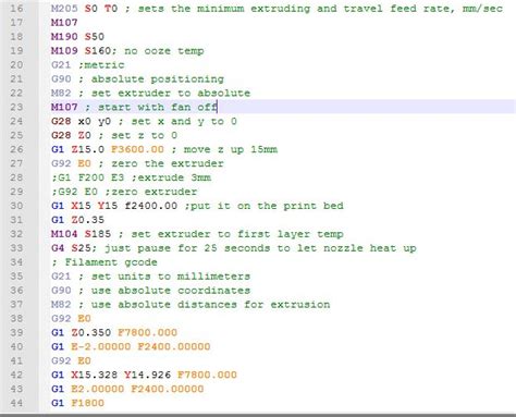 What is your custom Start GCODE? #24 - github.com