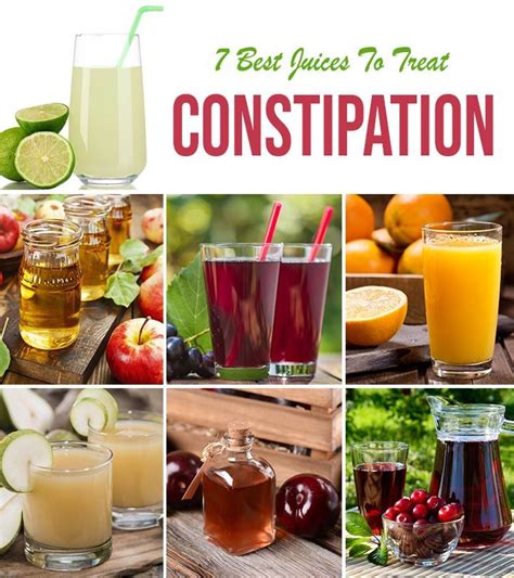 What juice is best for constipation