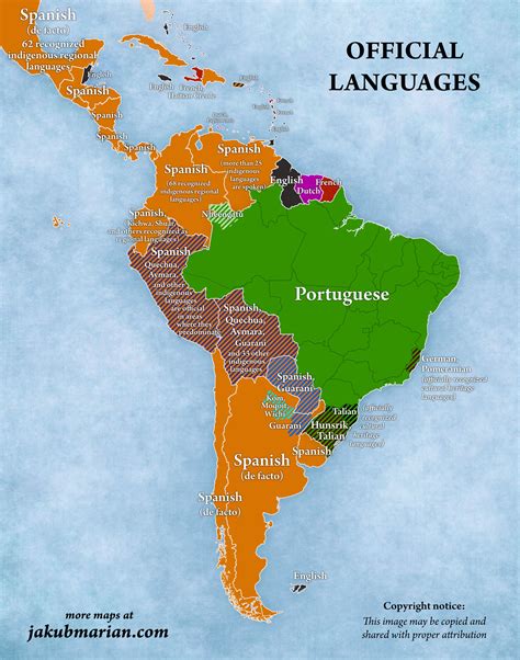 What languages in Central and South America use ... - brainly.com