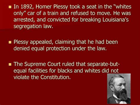 What law did homer plessy violate