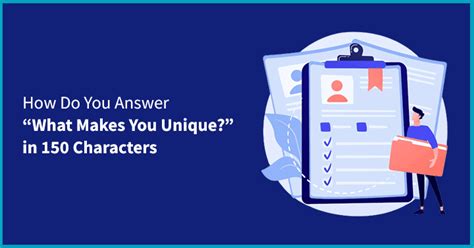 What makes you unique sample answer 150 characters brainly