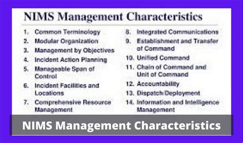 What nims management characteristics are you supporting. Final answer: The NIMS Management Characteristic being supported is Establishment and Transfer of Command.. Explanation: The NIMS Management Characteristic that you are supporting in this scenario is Establishment and Transfer of Command.This is because you have been notified by your office to be prepared to deploy … 
