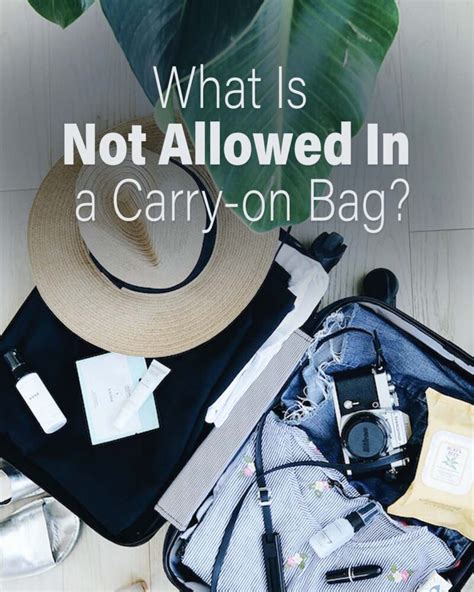 What not to put in luggage