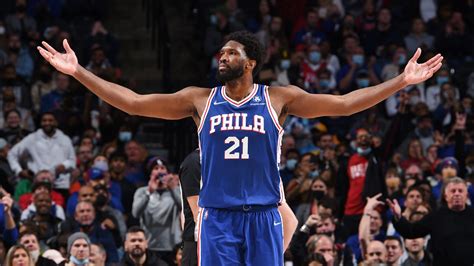 New York. 1. 3. .250. 3. L3. View the profile of Philadelphia 76ers Center Joel Embiid on ESPN. Get the latest news, live stats and game highlights.. 