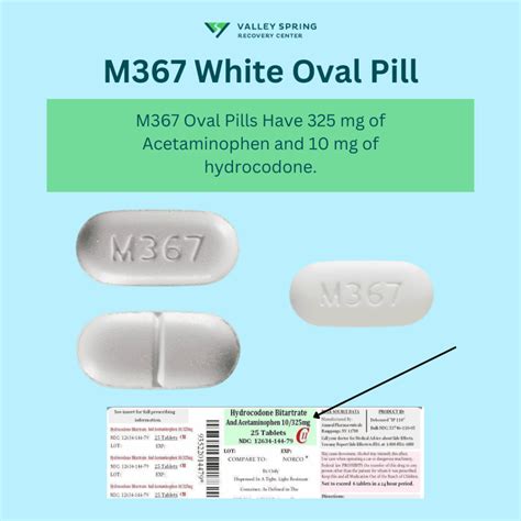 What pill has m367. The M365 pill is a popular painkiller that contains Acetaminophen 325 mg and Hydrocodone Bitartrate 5 mg as the active ingredient. It is classified as a Schedule II controlled substance due to its potential for abuse and addiction. It is one of the most commonly prescribed pills for post-operative pain, trauma, injury, or pain in cancer. 